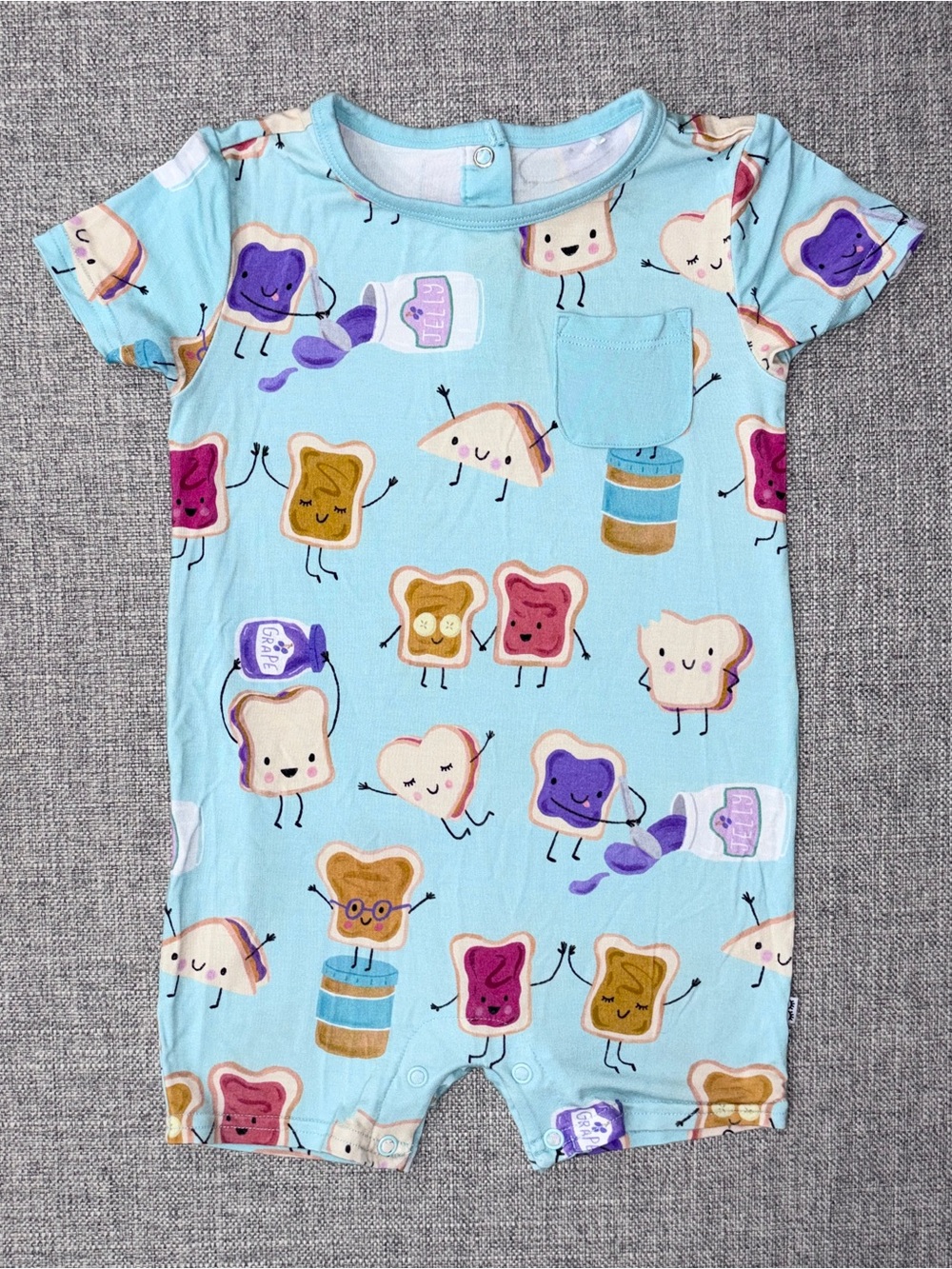 Little Sleepies 12-18m “Lunch Buddies” EUC